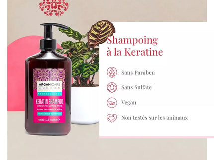 Shampoing réparateur et nutritif - Kératine - Nymphora