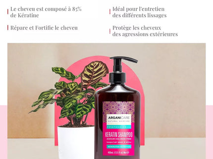 Shampoing réparateur et nutritif - Kératine - Nymphora