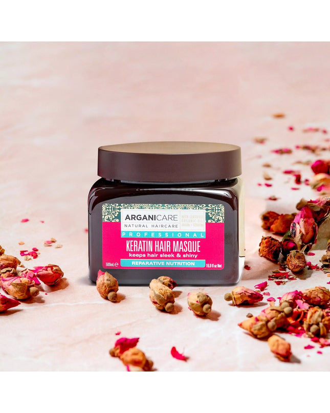 ARGANICARE Masque réparateur et nutritif - Kératine - Nymphora