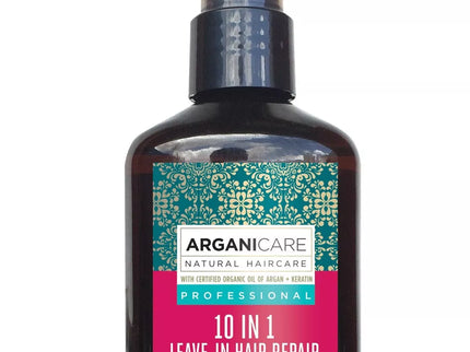 ARGANICARE Spray réparateur 10-en-1 sans-rinçage - Kératine - Nymphora