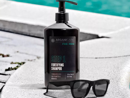 ARGANICARE Shampoing antichûte de cheveux - Étape 1 - Homme - Nymphora