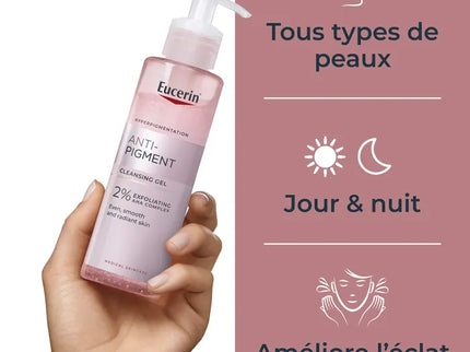 EUCERIN ANTI-PIGMENT Gel Nettoyant - 400ml - Nymphora