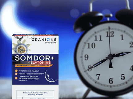 GRANIONS SOMDOR+ MÉLATONINE - 15 comprimés - Nymphora