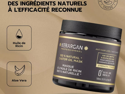 Kerargan - Masque Anti-Chute à l'Huile de Ricin - 500ml - Nymphora