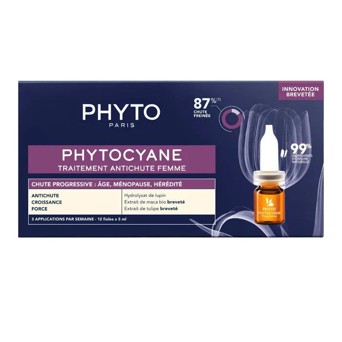 PHYTOCYANE PROGRESSIVE Traitement Antichute Femme - 12x5ml - Nymphora