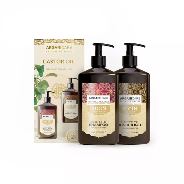 ARGANICARE Duo acceélerateur à base d'huile de Ricin - Nymphora