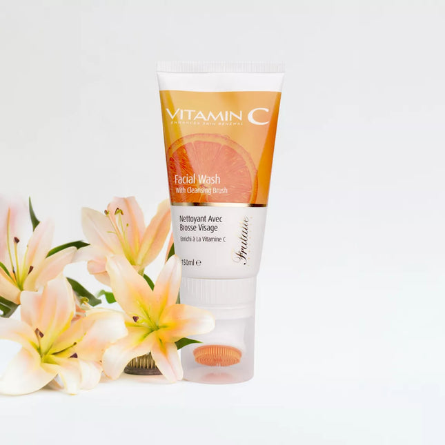 ARGANICARE Nettoyant avec brosse visage enrichi à la Vitamine C - Nymphora