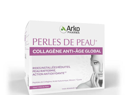 ARKOPHARMA PERLES DE PEAU Anti-Age Global - 30 Sticks - Nymphora