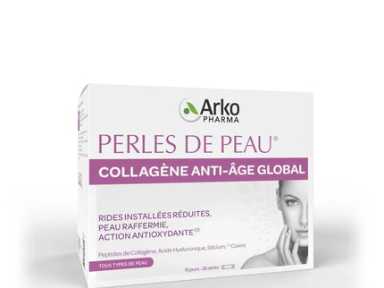 ARKOPHARMA PERLES DE PEAU Anti-Age Global - 30 Sticks - Nymphora
