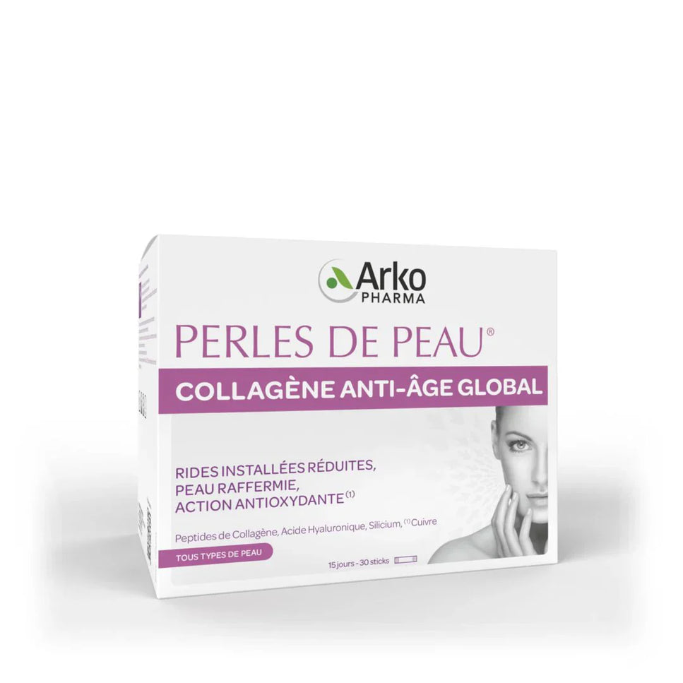 ARKOPHARMA PERLES DE PEAU Anti-Age Global - 30 Sticks - Nymphora