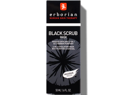 ERBORIAN BLACK SCRUB Masque au Charbon 50ml - Nymphora