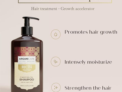 ARGANICARE Duo acceélerateur à base d'huile de Ricin - Nymphora