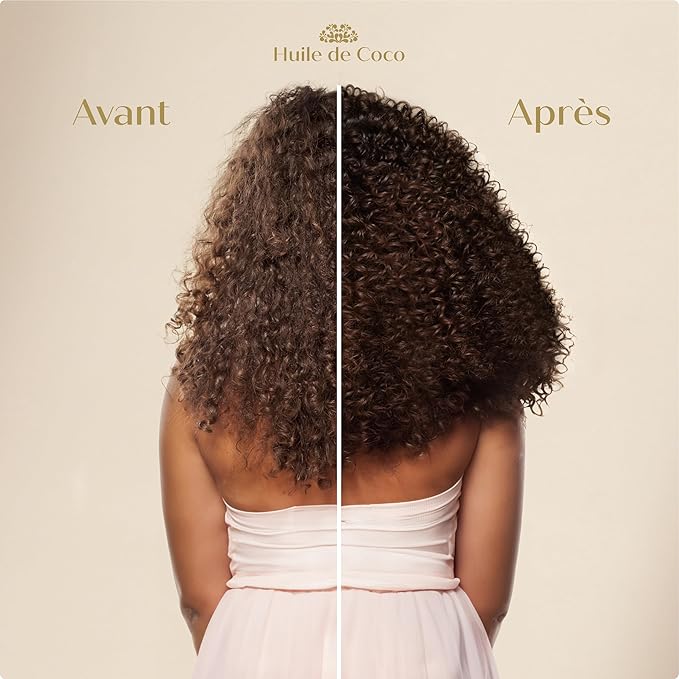 ARGANICARE Sérum ultra-nourrissant et réparateur - Cheveux ternes, très secs & frisés - Coco - Nymphora