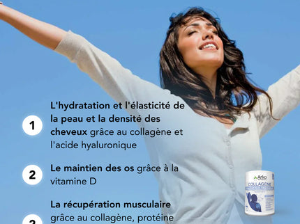 ARKOPHARMA COLLAGÈNE Peau Cheveux Os et Muscles - Poudre 260g - Nymphora