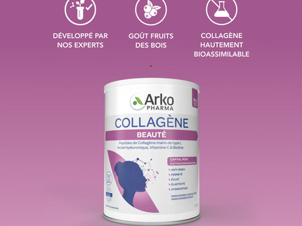 ARKOPHARMA COLLAGÈNE Beauté - Poudre 260g - Nymphora