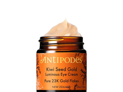ANTIPODES KIWI SEED GOLD Crème Contour des Yeux Eclat - 30ml - Nymphora