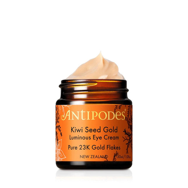 ANTIPODES KIWI SEED GOLD Crème Contour des Yeux Eclat - 30ml - Nymphora