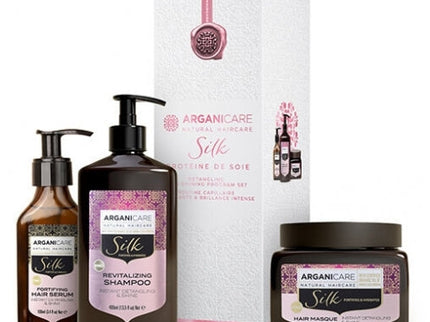Arganicare Coffret Trio Lissant & Brillance Protéine de Soie - Nymphora