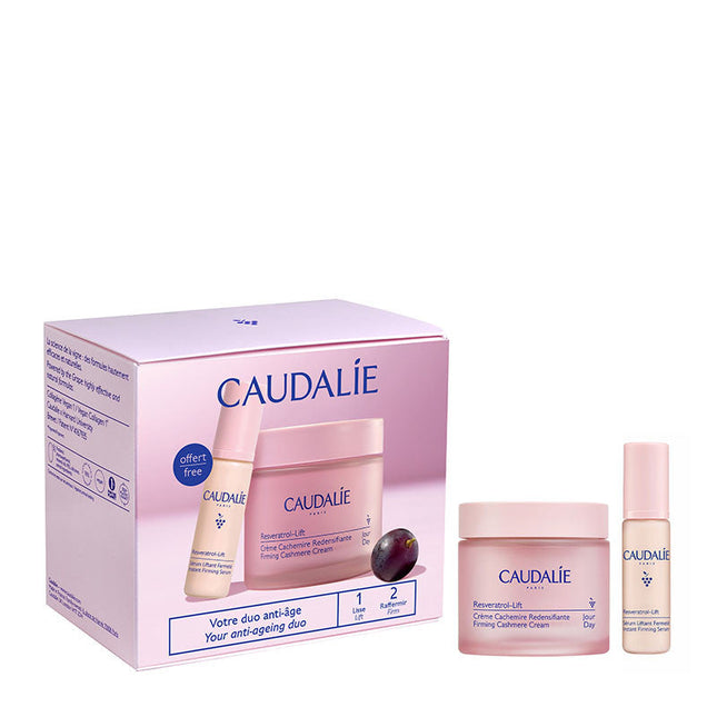 CAUDALIE RESVERATROL-LIFT Duo Anti-Âge - Sérum et Fluide - Nymphora