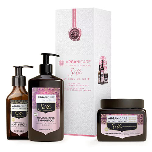 Arganicare Coffret Trio Lissant & Brillance Protéine de Soie - Nymphora