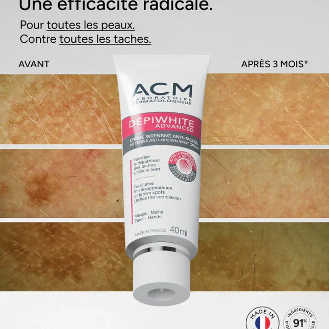 ACM DEPIWHITE ADVANCED Crème Intensive Anti Tâches - 40ml - Nymphora