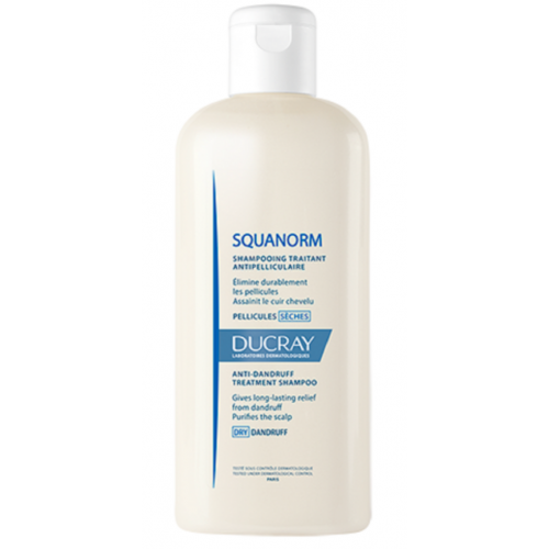 DUCRAY SQUANORM Shampooing Antipelliculaire - Pellicules Sèches 200ml - Nymphora