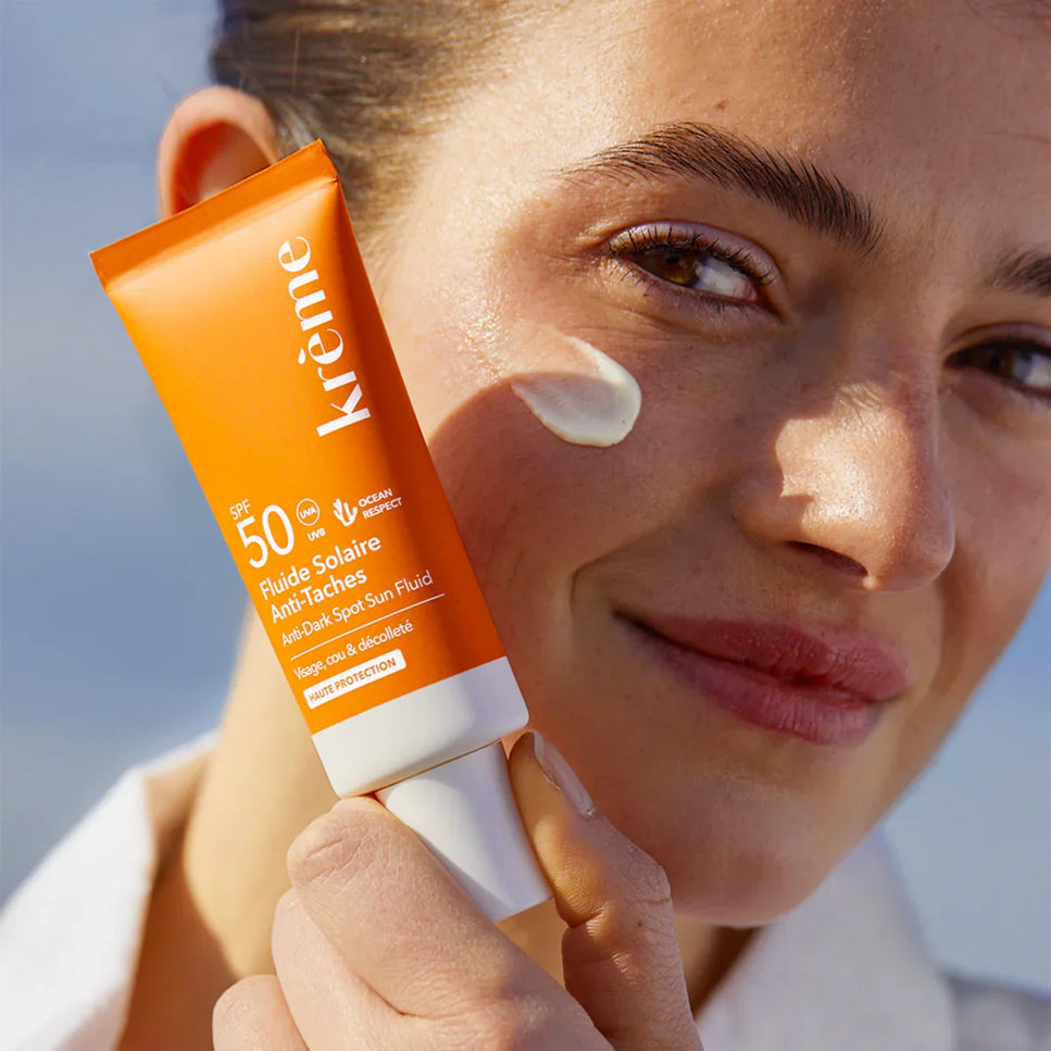 KRÈME FLUIDE SOLAIRE ANTI-TACHE SPF50 - 40ml - Nymphora