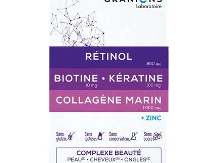 GRANIONS COMPLEXE BEAUTE - 60 Comprimés - Nymphora