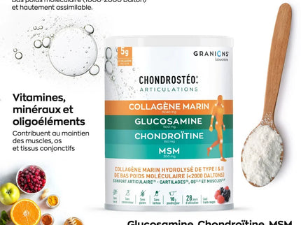 CHONDROSTÉO + Articulations - Collagène Marin - Poudre 280g - Nymphora