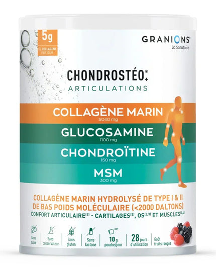 CHONDROSTÉO + Articulations - Collagène Marin - Poudre 280g - Nymphora