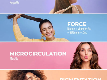 GRANIONS PRO KERACYS Cheveux 4 en 1 - 60 Gummies - Nymphora