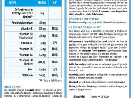 GRANIONS COLLAGENE + BEAUTÉ Sublimlift - 10 Ampoules - Nymphora
