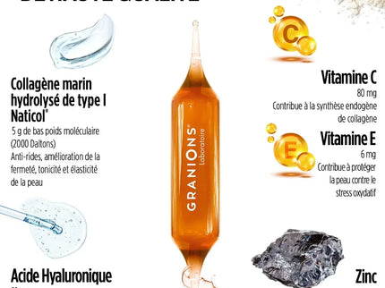 GRANIONS COLLAGENE + BEAUTÉ Sublimlift - 10 Ampoules - Nymphora