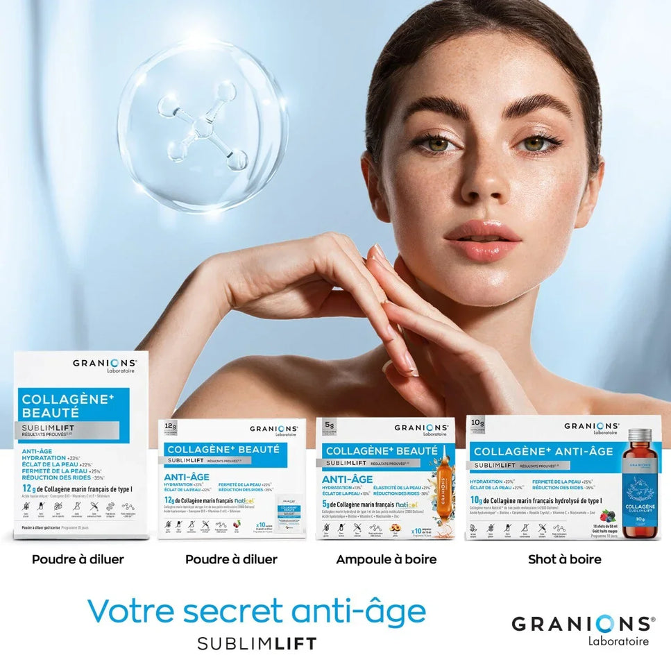 GRANIONS COLLAGENE + BEAUTÉ Sublimlift - 10 Ampoules - Nymphora