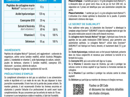 GRANIONS COLLAGENE + BEAUTÉ Sublimlift - 10 Sachets - Nymphora