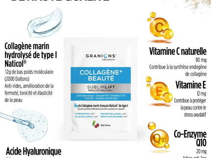 GRANIONS COLLAGENE + BEAUTÉ Sublimlift - 10 Sachets - Nymphora