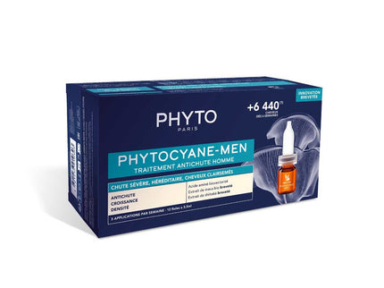 PHYTOCYANE PROGRESSIVE Traitement Antichute Homme - 12x5ml - Nymphora