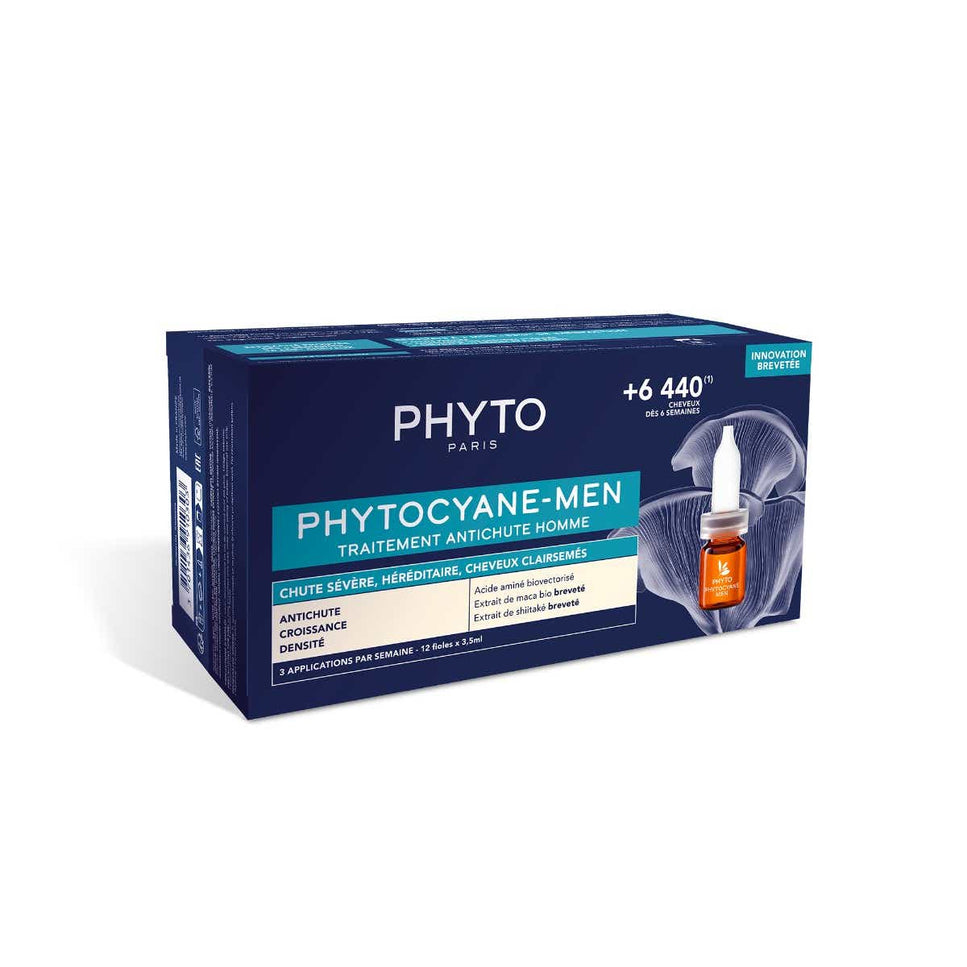 PHYTOCYANE PROGRESSIVE Traitement Antichute Homme - 12x5ml - Nymphora